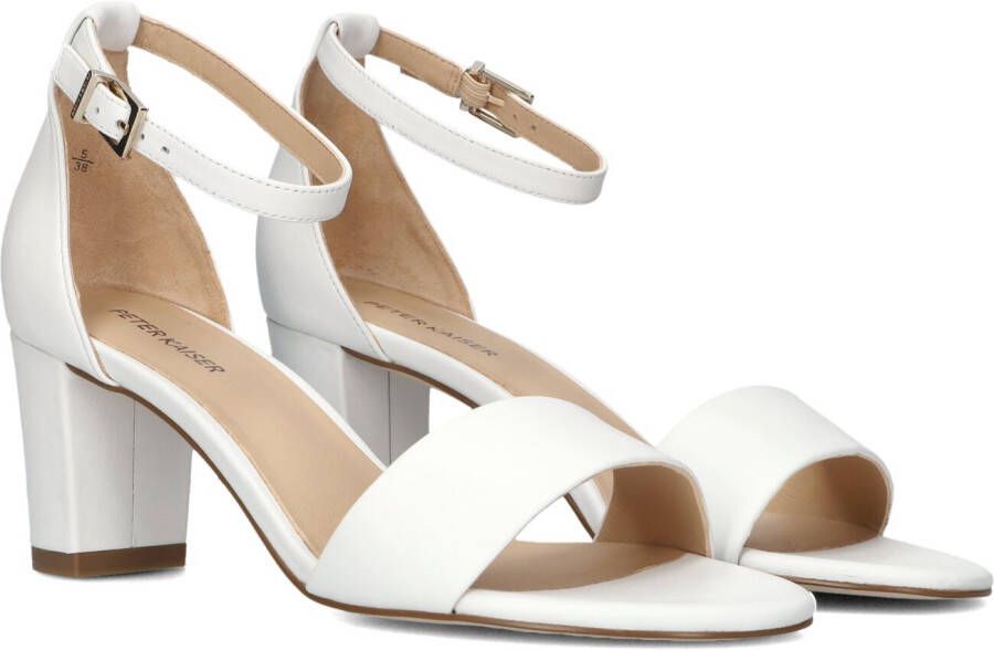 PETER KAISER Dames 78340 Maat: 39 Materiaal: Leer Kleur: Wit