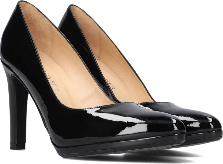 Peter Kaiser Pumps Stiletto Dames Damesschoenen Suède Naaldhak hoogte 9 cm 78911 Zwart