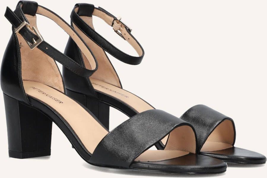 PETER KAISER Dames 78340 Maat: 40 Materiaal: Leer Kleur: Zwart