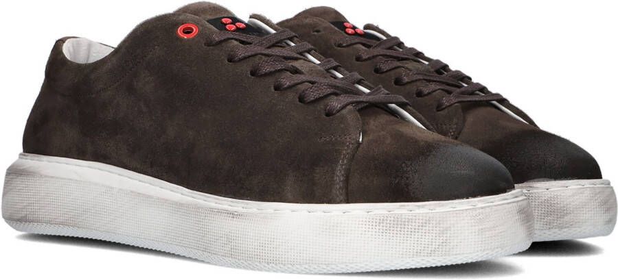 Peuterey Stijlvolle Lage Sneakers Augusta 01 Brown Heren