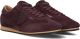 PHILIPPE MODEL Lage Sneakers Dames Planche Low Woman Suède Bordeaux - Rood