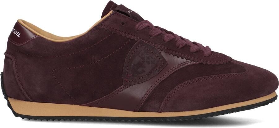 PHILIPPE MODEL Lage Sneakers Dames Planche Low Woman Suède Bordeaux - Foto 3