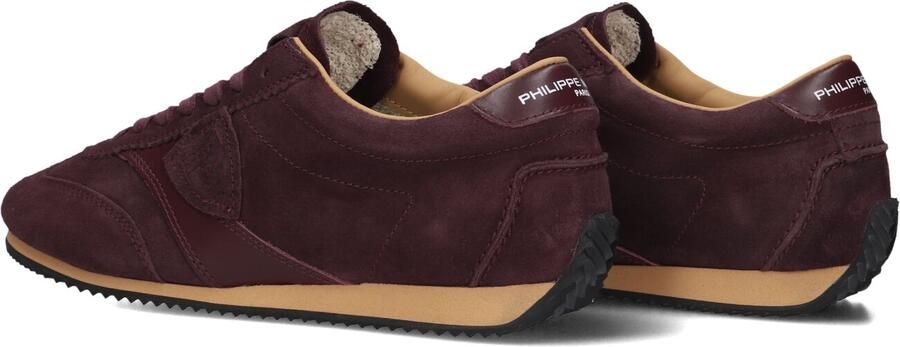PHILIPPE MODEL Lage Sneakers Dames Planche Low Woman Suède Bordeaux - Foto 4