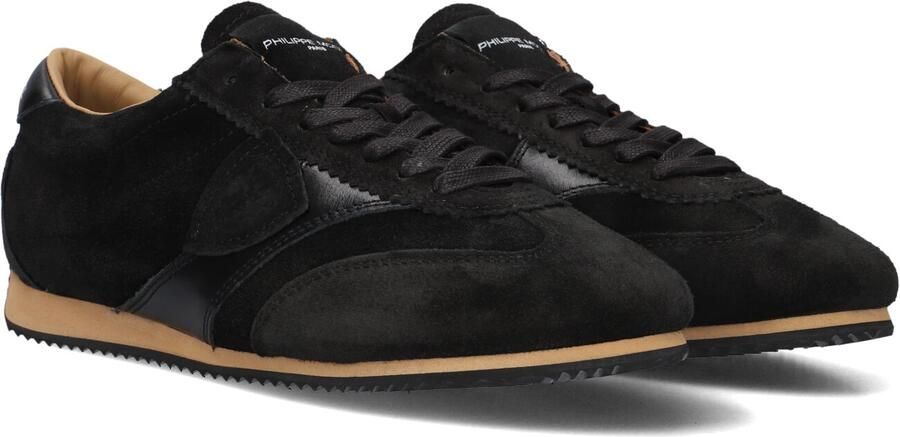 PHILIPPE MODEL Lage Sneakers Dames Planche Low Woman Suède Zwart - Foto 1