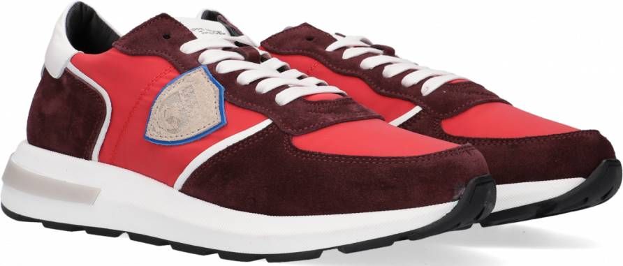 Philippe Model Tropez Mondial Lage sneakers Leren Sneaker Jongens Rood -  Schoenen.nl