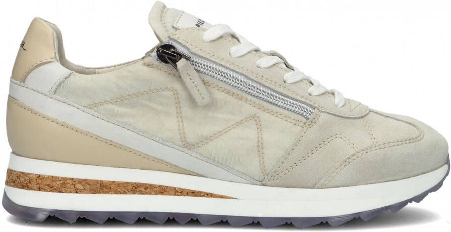 Bruin Tinten 2487-11 Lage sneakers Dames Beige