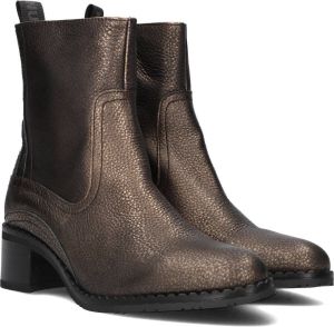 Piedi Nudi 2746-01 Enkellaarsjes Enkelboots met rits Dames Brons
