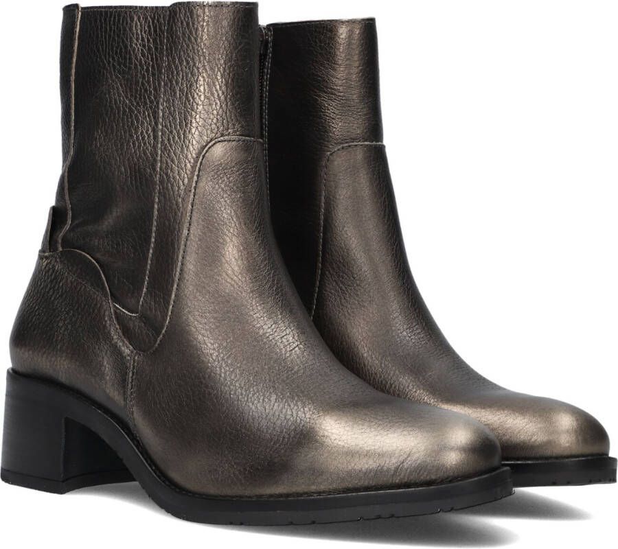 PIEDI NUDI PiediNudi Enkellaarsjes Dames Selva 17.02 Maat: 40 Materiaal: Leer Kleur: Brons