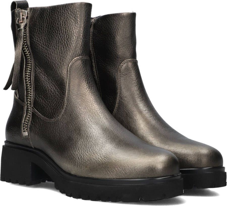 PIEDI NUDI PiediNudi Enkellaarsjes Dames Sora 17.02 Maat: 39 Materiaal: Leer Kleur: Brons