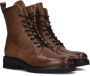 Piedi Nudi 634232 Veterboots Laarzen Met Veters Dames Cognac - Thumbnail 1