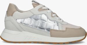 Piedi Nudi 2507-05 Lage sneakers Leren Sneaker Dames Zilver