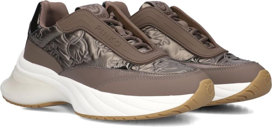 PINKO Lage Sneakers Dames Ariel 19 Maat: 36 Materiaal: Leatherlook Kleur: Bruin