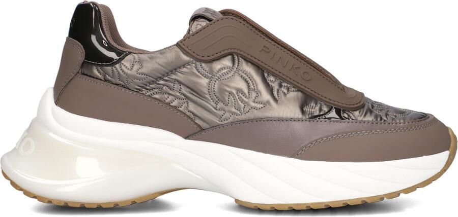 PINKO Lage Sneakers Dames Ariel 19 Maat: 38 Materiaal: Leatherlook Kleur: Bruin - Foto 3