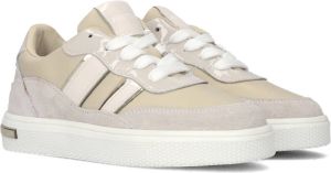 Bruin Tinten P1072 Lage sneakers Leren Sneaker Meisjes Beige
