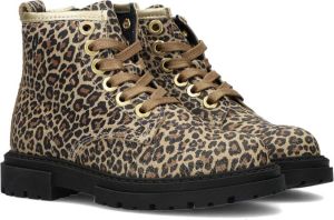 Bruin Tinten P1158 Veterboots Laarzen Met Veters Meisjes Beige