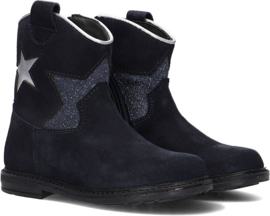 Pinocchio P1697 Enkellaarsjes Enkelboots met rits Meisjes Kids Blauw