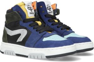 Pinocchio P1246 Hoge sneakers Leren Sneaker Blauw