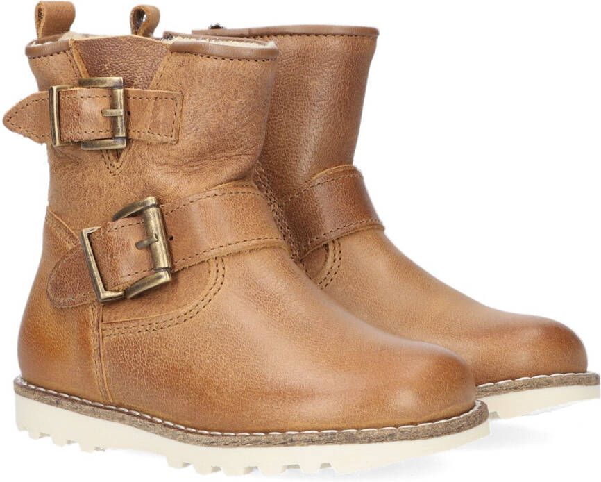 Pinocchio P2124 Enkelboots Enkellaarsjes Jongens Cognac