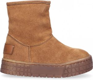 Bruin Tinten P2458 Vachtlaarzen Warme Laarzen Meisjes Cognac