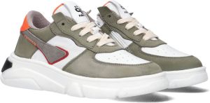 Pinocchio P1090 Lage sneakers Leren Sneaker Jongens Groen