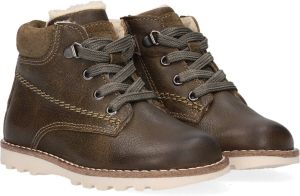 Pinocchio P2125 Veterboots Laarzen Met Veters Jongens Groen
