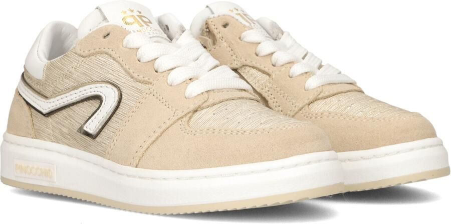 Pinocchio Meisjes Lage sneakers P1015 Beige Textiel