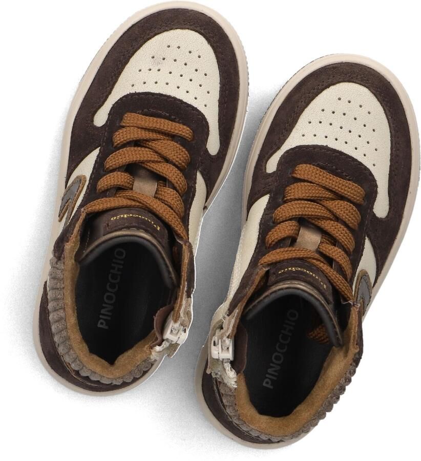Pinocchio P1301 Sneakers Jongens Bruin - Foto 2