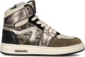 Pinocchio P1765 Sneakers Leren Sneaker Meisjes Taupe - Bruin