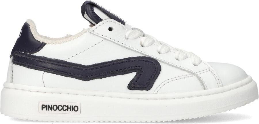Pinocchio P1516 Sneakers Jongens Leren Sneaker Wit