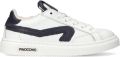 Pinocchio P1516 Sneakers Jongens Leren Sneaker Wit - Wit