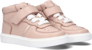 Pinocchio F1039 Hoge sneakers Leren Sneaker Meisjes Roze