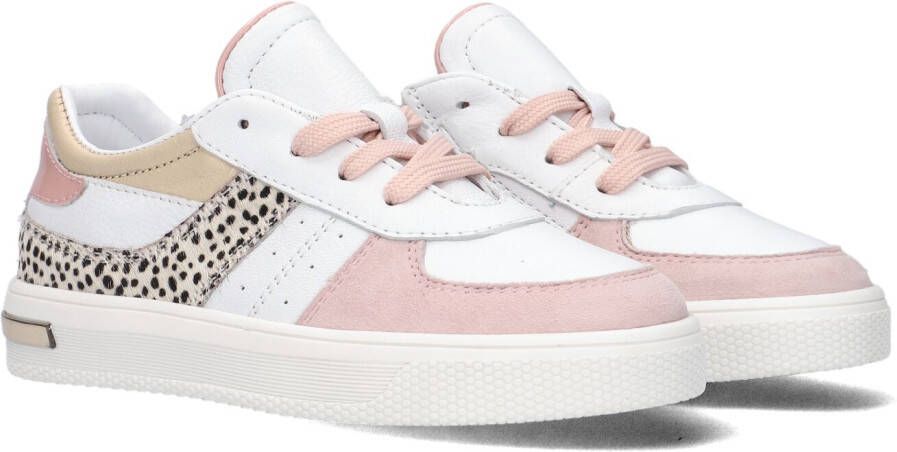 Pinocchio P1057 Lage sneakers Leren Sneaker Meisjes Kids Roze