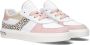 Pinocchio P1057 Lage sneakers Leren Sneaker Meisjes Kids Roze - Thumbnail 1