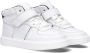 Pinocchio F1039 Hoge sneakers Leren Sneaker Jongens Wit - Thumbnail 1