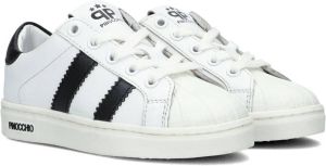 Pinocchio P1834 Lage sneakers Leren Sneaker Meisjes Wit