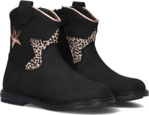 Pinocchio P1697 Enkellaarsjes Enkelboots met rits Meisjes Zwart