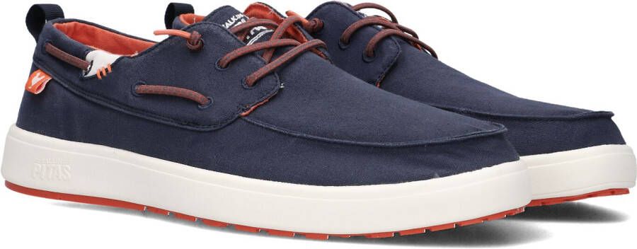 PITAS Instappers Heren Maui Maat: 45 Materiaal: Canvas Kleur: Blauw