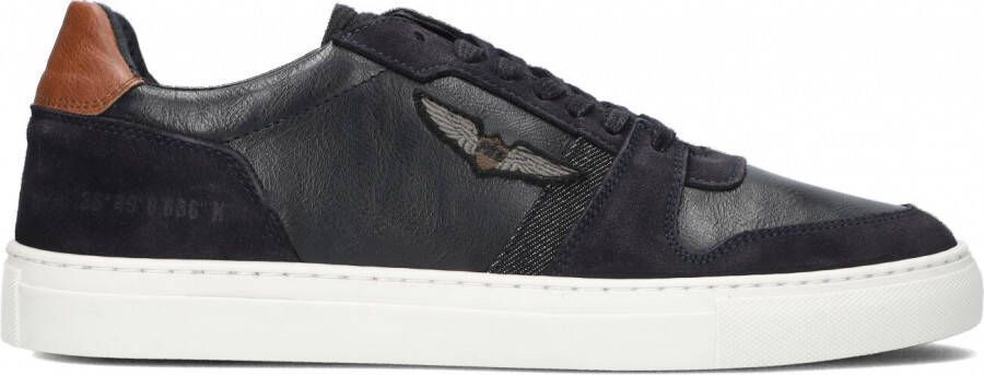 PME Legend Fletchman Lage sneakers Leren Sneaker Heren Blauw