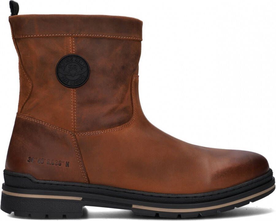PME Legend Fairsky Enkelboots Enkellaarsjes Heren Cognac