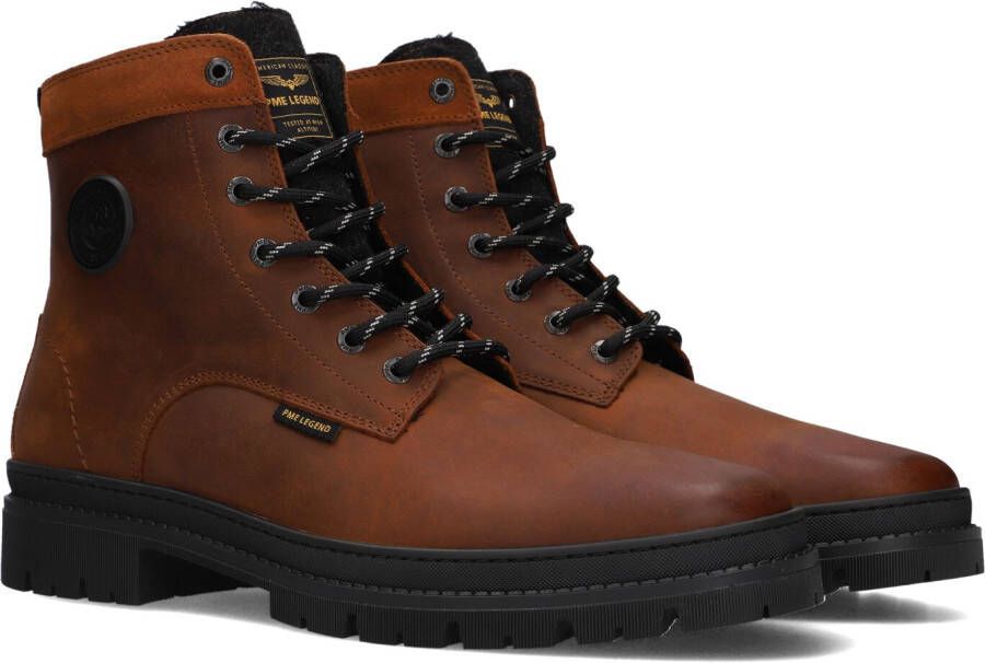 PME Legend Lexingter Veterboots Laarzen Met Veters Heren Cognac