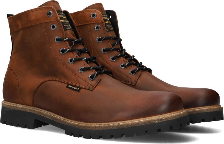 PME Legend Stratorib Veterboots Laarzen Met Veters Heren Cognac
