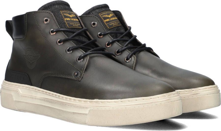 PME Legend Nosestar Hoge sneakers Leren Sneaker Heren Groen