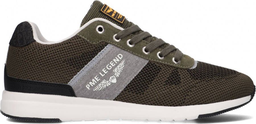 PME Legend Sneakers Dornierer Heavy knit Suede Khaki (PBO2203260 8208) - Foto 2