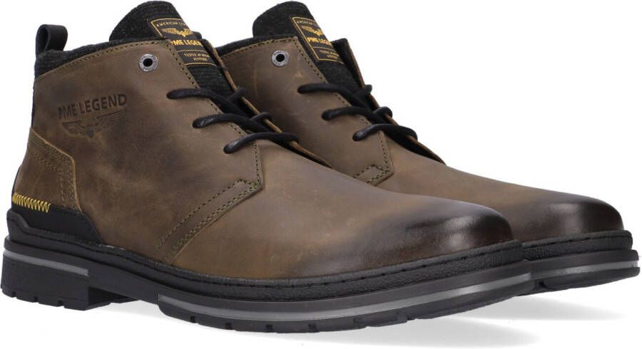 PME Legend Fleetman Veterboots Laarzen Met Veters Heren Groen