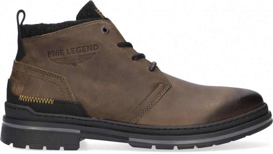 PME Legend Fleetman Veterboots Laarzen Met Veters Heren Groen