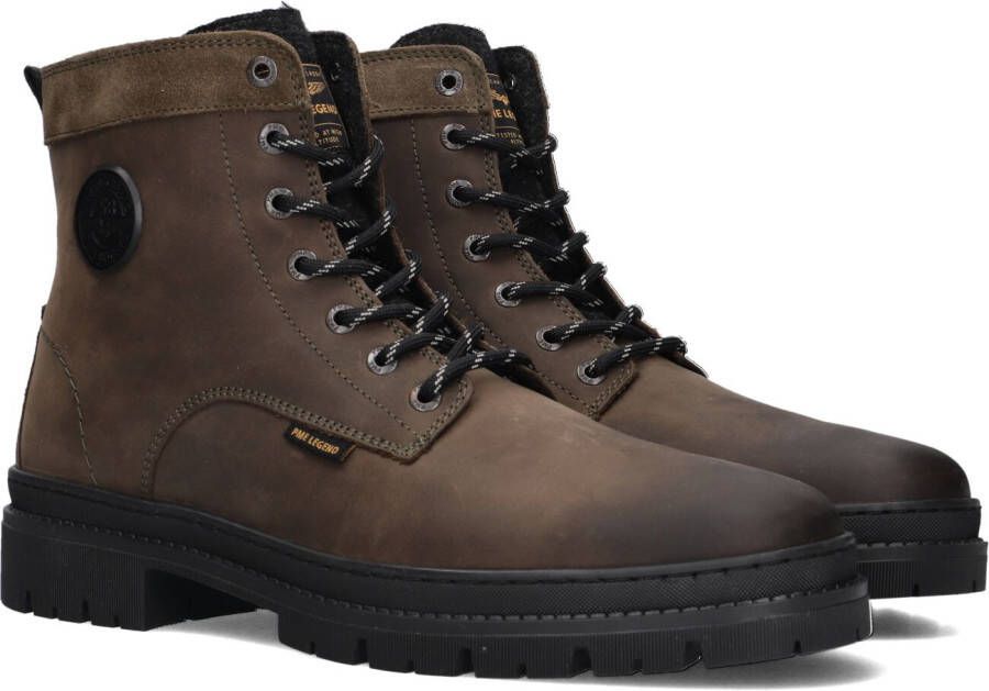 PME Legend Lexingter Veterboots Laarzen Met Veters Heren Groen