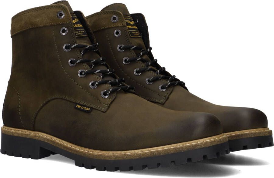 PME Legend Stratorib Veterboots Laarzen Met Veters Heren Groen