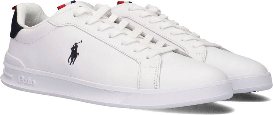 Polo Ralph Lauren Heritage Court-ii Top Fashion sneakers Schoenen white navy red maat: 46 beschikbare maaten:41 42 43 44 45 46