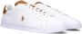 POLO RALPH LAUREN Ralph Lauren Lage Sneakers Heren Hrt Court Ii Maat: 45 Materiaal: Leer Kleur: Wit - Thumbnail 1