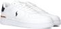 POLO RALPH LAUREN Master Crt Low Top Lage sneakers Leren Sneaker Heren Wit - Thumbnail 1